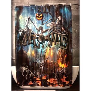 Halloween spooky Shower Curtain NWT